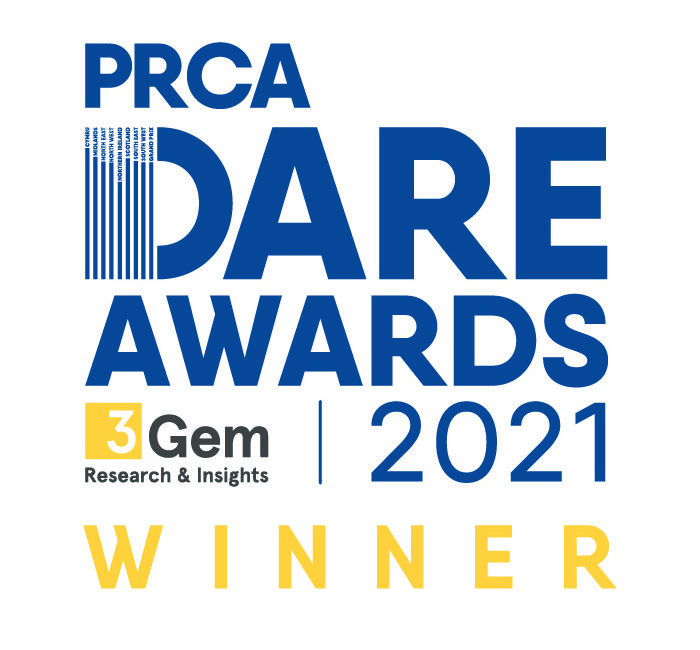 Digital & social media award – PRCA Dare Awards 2021 award
